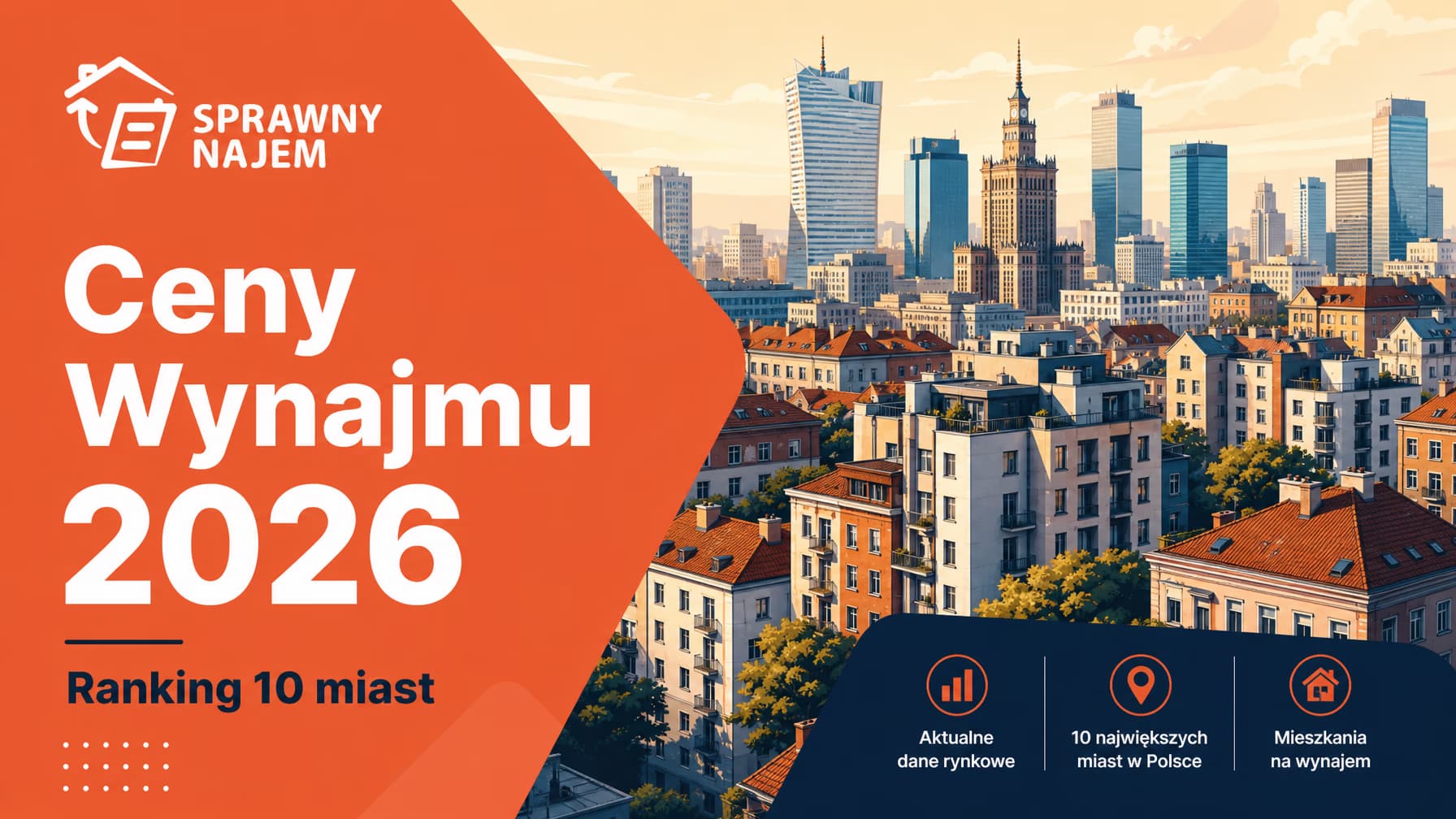 Ile kosztuje wynajem mieszkania w Polsce? Ranking cen najmu - lipiec 2026